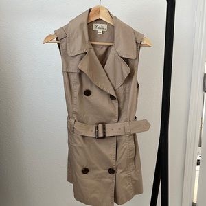 Khaki Trench Vest